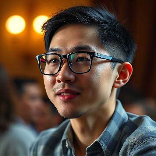 Photo of David Lee, wearing glasses, student testimonial