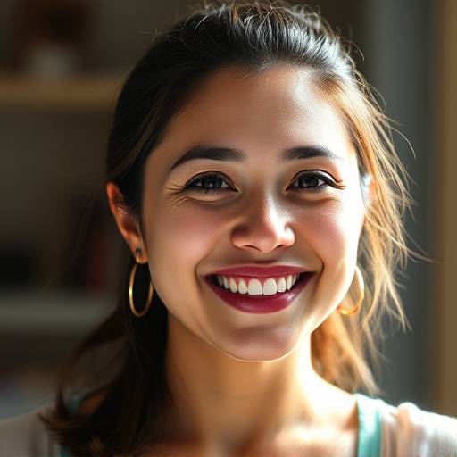Photo of Maria Rodriguez, smiling brightly, student testimonial