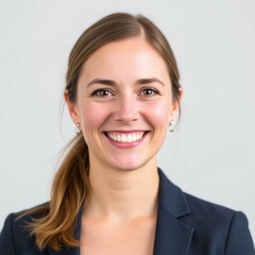 Smiling image of Emily Carter, a data analyst, professional headshot